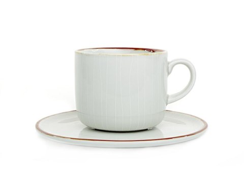 Filiżanka 220 ml ze spodkiem 15 cm Bergen Fog 1109 Bogucice Filiżanka 220 ml ze spodkiem 15 cm Bergen Fog 1109 Bogucice