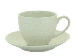 Filiżanka 300ml ze spodkiem 16 cm Granite Cool White Bogucice