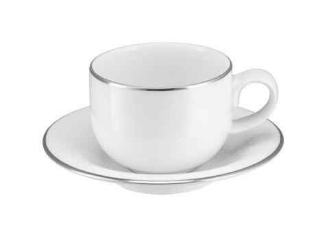 Filiżanka ze spodkiem PLUS PLATIN Villa italia 230 ml. NZ127 Filiżanka ze spodkiem PLUS PLATIN Villa italia 230 ml. NZ127