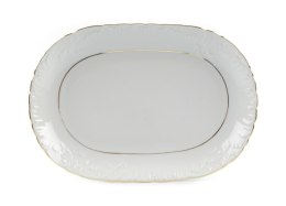 Półmisek owalny 29 cm ROCOCO 3604 Złota Linia Ćmielów