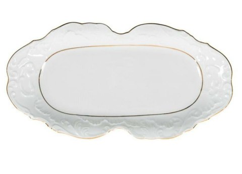 Półmisek tacka 36 cm ROCOCO 3604 Złota Linia Ćmielów Półmisek tacka 36 cm ROCOCO 3604 Złota Linia Ćmielów