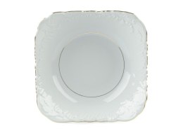 Salaterka kwadratowa 27 cm ROCOCO 3604 Złota Linia Ćmielów