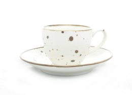 Filiżanka 200 ml ze spodkiem 16 cm Alumina COTTAGE CREAM Bogucice 0988