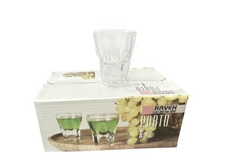 Kieliszki 60 ml PORTO kpl. 6 sztuk Hoodooart Kieliszki 60 ml PORTO kpl. 6 sztuk Hoodooart