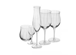 Komplet szkła stołowego 30 elementów FIORE RETRO FKP0827 Krosno Glass