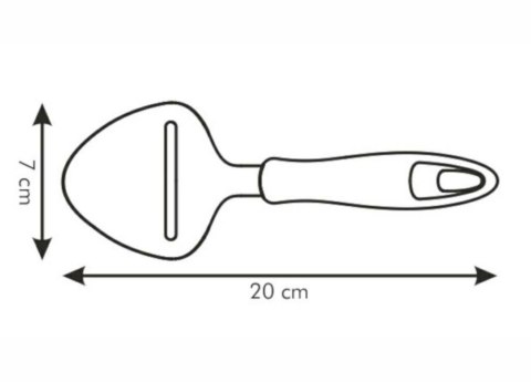 Łopatka do sera 20CM nierdzewna rączka drewniana Łopatka do sera 20CM nierdzewna rączka drewniana