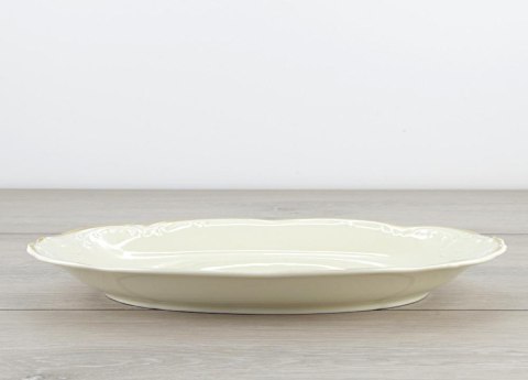 Półmisek owalny 24 cm FRYDERYKA Krem 6005 Kristoff Półmisek owalny 24 cm FRYDERYKA Krem 6005 Kristoff