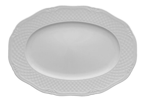 Półmisek owalny 28 cm AFRODYTA Biały Lubiana Półmisek owalny 28 cm AFRODYTA Biały Lubiana