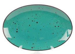 Półmisek owalny 31cm Cottage Turkus 0985 Bogucice
