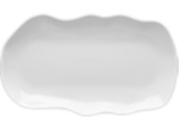 Półmisek owalny 35 x 20 cm STONE AGE Biały Lubiana