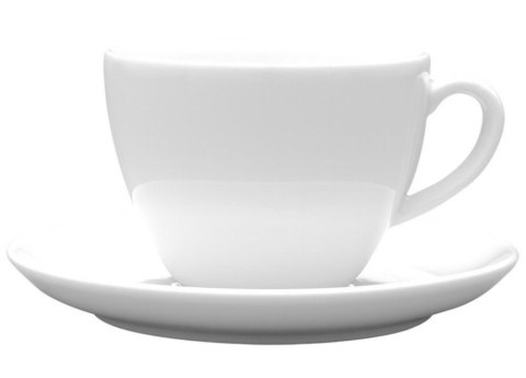 Filiżanka 200 ml ze spodkiem 14,5 cm BISTRO / NANA Biała Lubiana Filiżanka 200 ml ze spodkiem 14,5 cm BISTRO / NANA Biała Lubiana