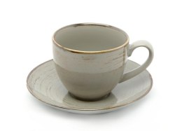 Filiżanka 300 ml ze spodkiem 16 cm Alumina Nostalgia Popiel 0978