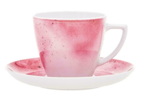 Filiżanka 350 ml ze spodkiem 17,5 cm Beata/Dorota Różowa Galaktyka 7560 Lubiana Filiżanka 350 ml ze spodkiem 17,5 cm Beata/Dorota Różowa Galaktyka 7560 Lubiana