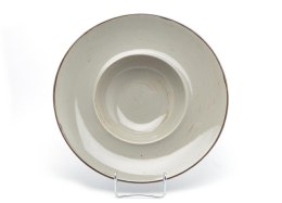 Talerz głęboki do pasty 28 cm Alumina Nostalgia Popiel 0978