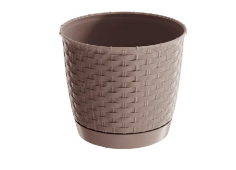 Doniczka z podstawką 16,5 cm RATOLLA DRLO165 Mocca Doniczka z podstawką 16,5 cm RATOLLA DRLO165 Mocca