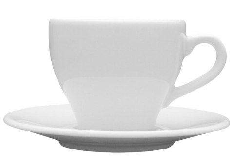 Filiżanka 150 ml ze spodkiem 13 cm PAULA Biała Lubiana