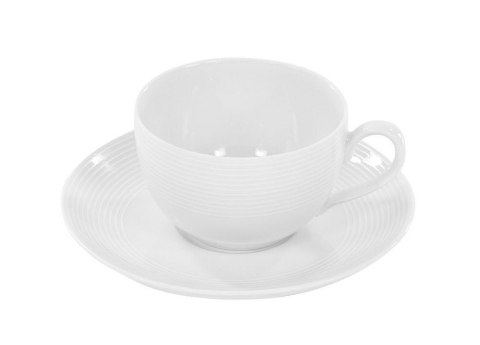 Filiżanka 250 ml ze spodkiem 15,7 cm YVETTE E755 Ćmielów Filiżanka 250 ml ze spodkiem 15,7 cm YVETTE E755 Ćmielów