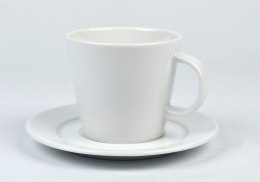 Filiżanka 300 ml ze spodkiem 16 cm TRAPO Biała Lubiana