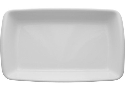 Naczynie do zapiekania prostokątne 38 cm LUBIANA Białe Naczynie do zapiekania prostokątne 38 cm LUBIANA Białe