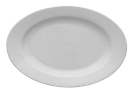 Półmisek owalny 38 cm KASZUB Biały Lubiana