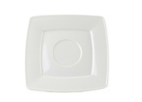 Spodek 17 cm VICTORIA BIS Biały Lubiana Spodek 17 cm VICTORIA BIS Biały Lubiana