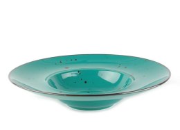Talerz głęboki do pasty 28 cm Cottage Turkus 0985 Bogucice