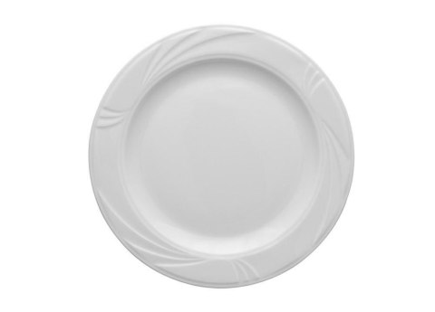 Talerz płytki 25 cm ARCADIA Biały Lubiana Talerz płytki 25 cm ARCADIA Biały Lubiana