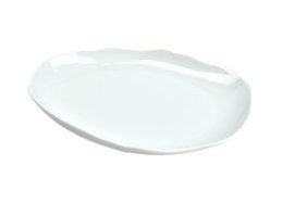 Talerz płytki 25 cm STONE AGE Biały Lubiana