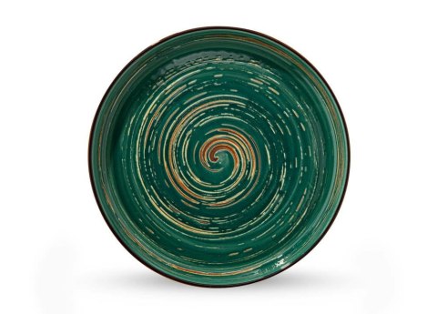 Talerz płytki 28 cm Colorboom Spiral Zielony Wilmax Talerz płytki 28 cm Colorboom Spiral Zielony Wilmax