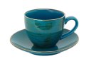 Filiżanka 300 ml ze spodkiem 16 cm Alumina Nostalgia Lazur 0991