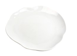 Talerz płytki 28 cm STONE AGE Biały Lubiana