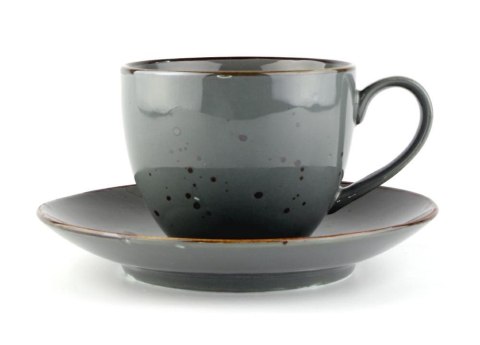 Filiżanka 300 ml ze spodkiem 16 cm Alumina Cottage Graphite 1080 Filiżanka 300 ml ze spodkiem 16 cm Alumina Cottage Graphite 1080