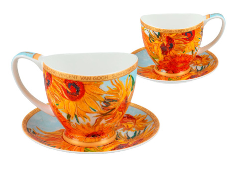 Filiżanka 350 ml Big Vanessa V. van Gogh Słoneczniki Carmani 830-1000 Filiżanka 350 ml Big Vanessa V. van Gogh Słoneczniki Carmani 830-1000