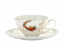 Filiżanki świąteczne 350 ml ze spodkami 555-7132 Marco Polo