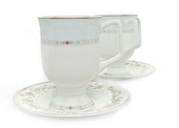 Filiżanki ze spodkami 400 ml moplet 2 szt. 167-4716