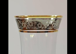 Kieliszki 190 ml Angela kpl.6 sztuk Bohemia Prestige złoto-platyna 949292