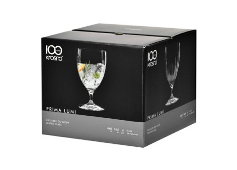 Kieliszki do wody 440 ml Prima Lumi Krosno Glass komplet 4 szt. Kieliszki do wody 440 ml Prima Lumi Krosno Glass komplet 4 szt.