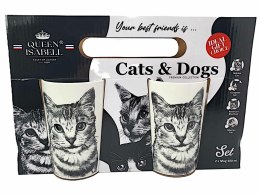 Komplet 2 kubków upominkowych Q1-05867 Cats & Dogs Queen Isabell