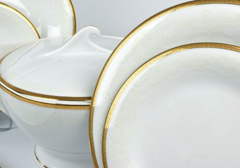 Serwis obiadowy dla 6 osób 27 elementowy ANTONIO GOLD Bogucice Serwis obiadowy dla 6 osób 27 elementowy ANTONIO GOLD Bogucice
